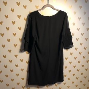 pleat sleeve shift dress sam edelman